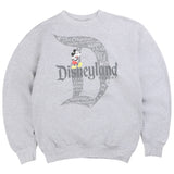 Disney  Disneyland Crewneck Sweatshirt Small Grey