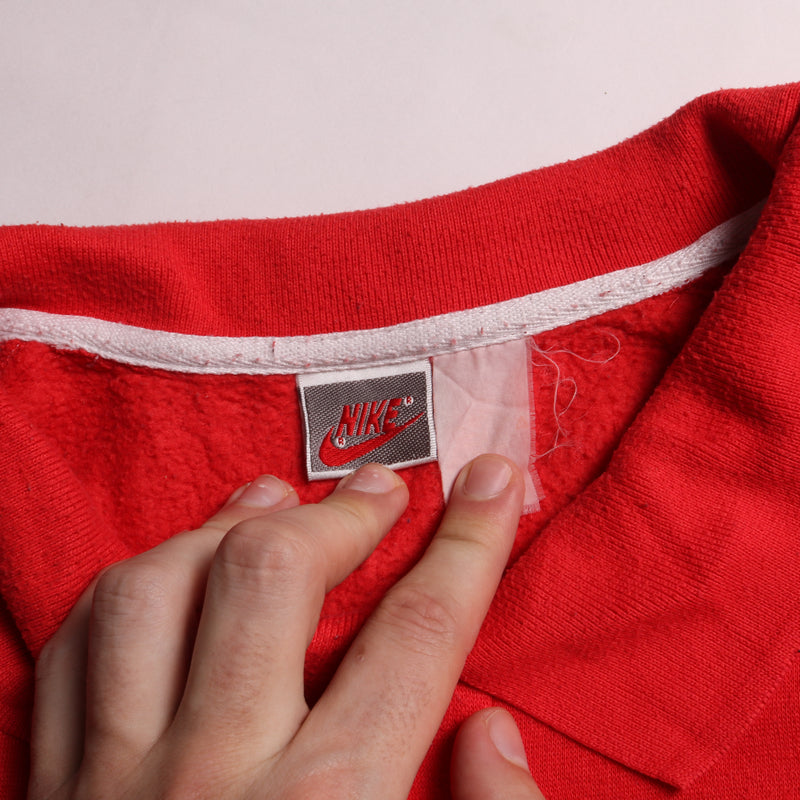 Nike  90's Heavyweight Quarter Zip Sweatshirt XLarge (missing sizing label) Red