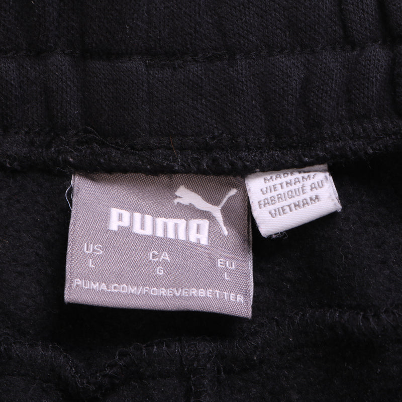 Puma  Elasticated Waistband Drawstrings Joggers Joggers / Sweatpants Large Black