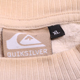 Quiksilver  Heavyweight Crewneck Sweatshirt XLarge Beige Cream