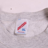 Jerzees  Back Print Crewneck Sweatshirt XLarge Grey