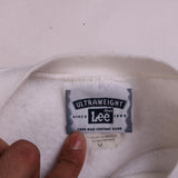 Lee  Fed Express Crewneck Sweatshirt Medium White