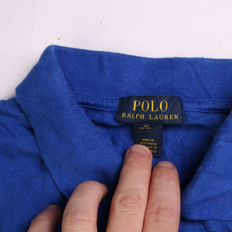 Polo Ralph Lauren  Striped Short Sleeve Button Up Polo Shirt XLarge Blue