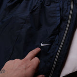 Nike  Elasticated Waistband Drawstrings Joggers Joggers / Sweatpants Large Navy Blue