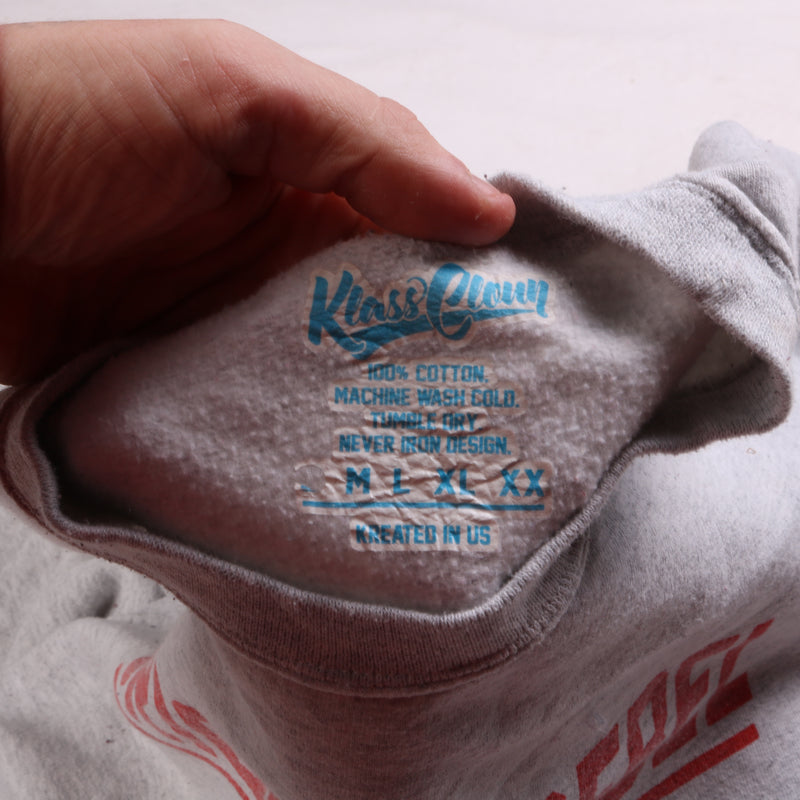 Klass Cloun Original Rebel Heavyweight Sweatshirt Men's Small (missing sizing label) Grey