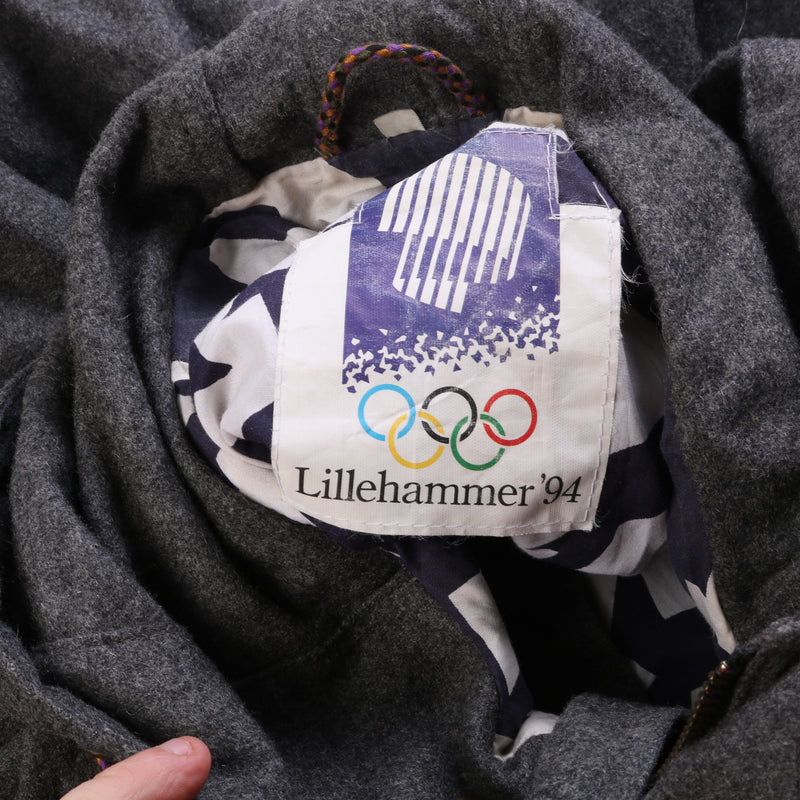 Oylimpic Lillehammer Olympic Games '94 Parka Men's Medium Grey