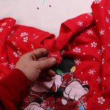Disney Christmas Mickey Mouse Sweatshirt Women's Medium Red