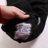 Pacific & Co  Back Print Crewneck Sweatshirt Small Black