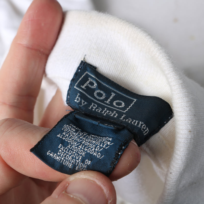 Polo Ralph Lauren  Short Sleeve Button Up Polo Shirt Medium White