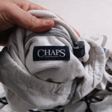 Chaps Ralph Lauren  Striped Pullover Hoodie XLarge White
