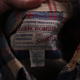 Abercrombie  Corduroy Long Sleeve Button Up Shirt Large Beige Cream
