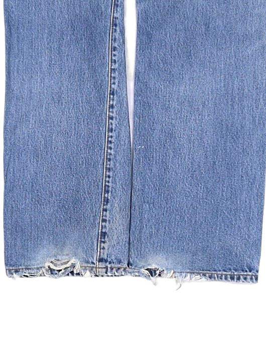 Levi's 90's Denim Lightweight Ripped Baggy Jeans Large Blue