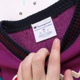 Champion  Rework Coogi Reverse Weave Sweatshirt XSmall Purple