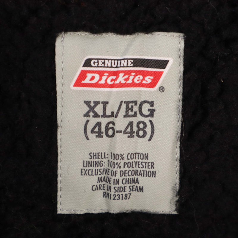 Dickies 90's Zip Up Workwear Jacket XLarge Black