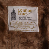 London Fog 90's Zip Up Waterproof Workwear Jacket XLarge Beige Cream