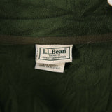 L.L.Bean 90's Fleece Long Sleeve Quarter Zip Fleece Jumper XXLarge (2XL) Green