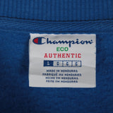 Champion - Blue Single Stitch Crewneck Sweatshirt - Large