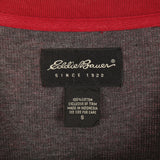 Eddie Bauer - Red Embroidered Crewneck Sweatshirt- Small