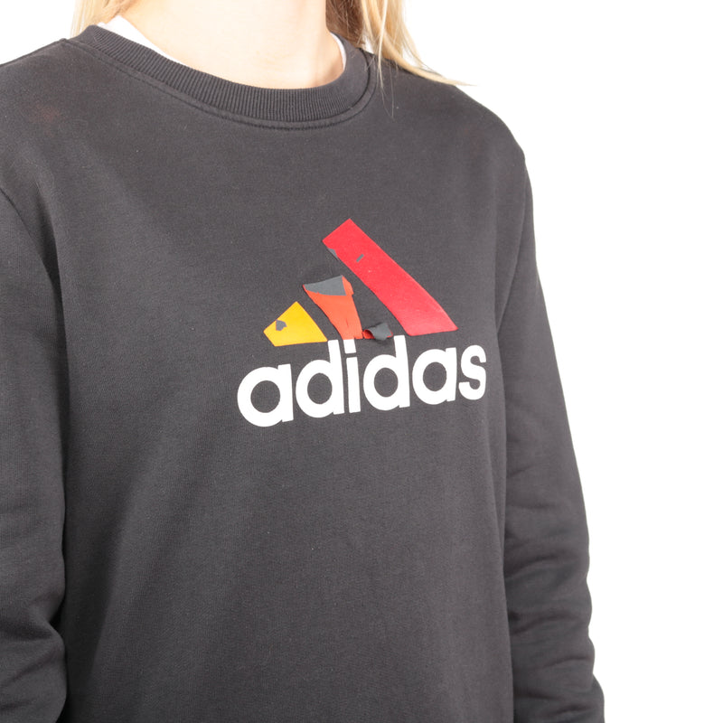 Adidas - Grey Crewneck Sweatshirt - XLarge
