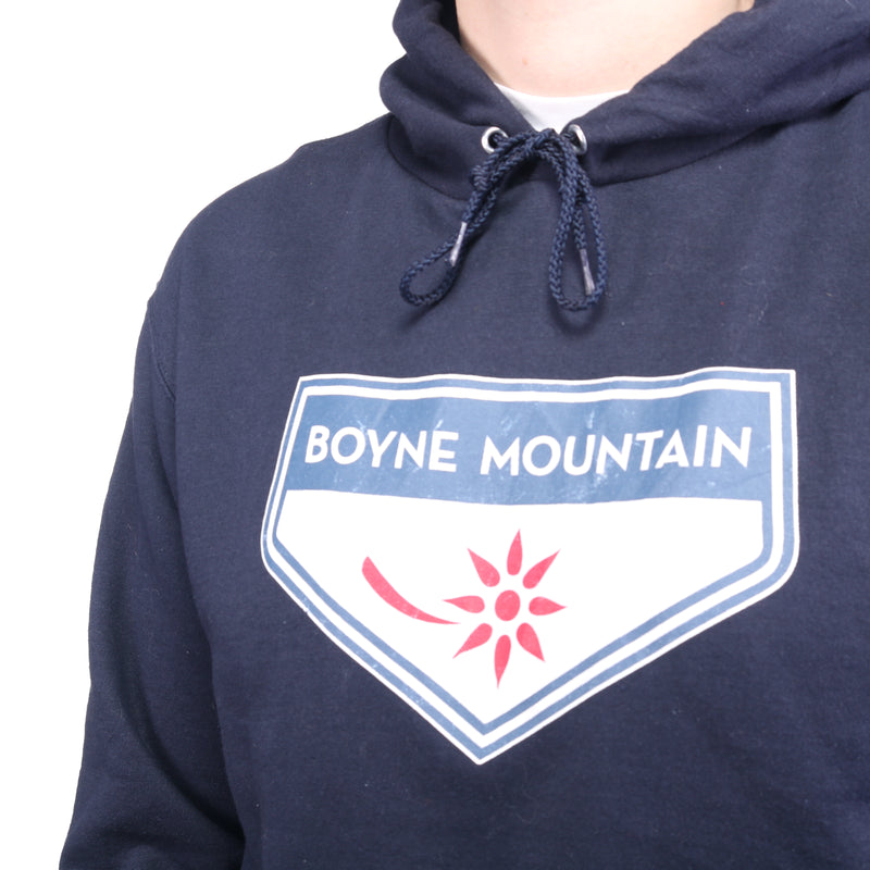 Champion - Blue Boyne Mountain College Hoodie - Medium