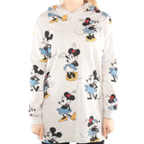 Disney - Grey Printed Mickey Hoodie - Large