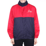 Outer Banks - Red and Blue Windbreaker with Hood - Large