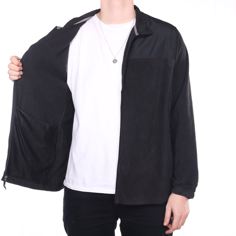 Starter - Black Zipped Fleece Jacket - XXLarge