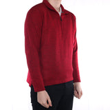 Wrangler - Red Quarter Zip Sweatshirt - Large
