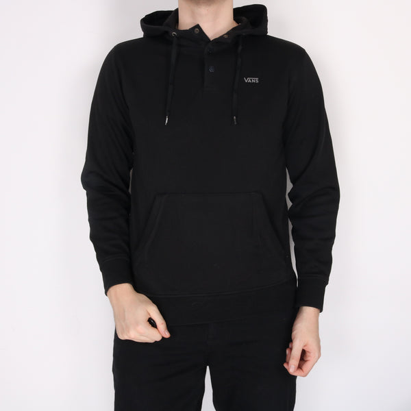 Vans - Black Printed Hoodie - Small