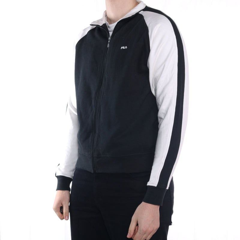 Fila - Black Zipped Sweatshirt - XLarge