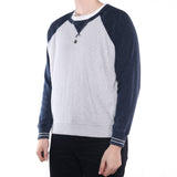 Ralph Lauren - Grey and Blue Crewneck Sweatshirt - Large