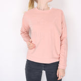 Puma - Pink Embroidered Spellout Sweatshirt  - XSmall