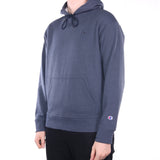 Champion - Blue Embroidered Single Stitch Hoodie - Large
