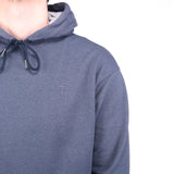 Champion - Blue Embroidered Single Stitch Hoodie - Large