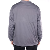 Adidas - Grey Embroidered Quarter Zip Sweatshirt - XLarge