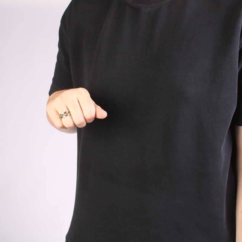Gold / Silver / Black Chain Ring
