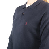 Ralph Lauren -  Navy Embroidered Polo Shirt - Small
