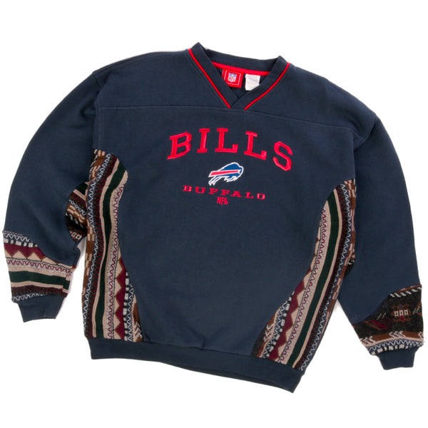 REWORKED NFL x Coogi 90's Bills Sweatshirt  Navy