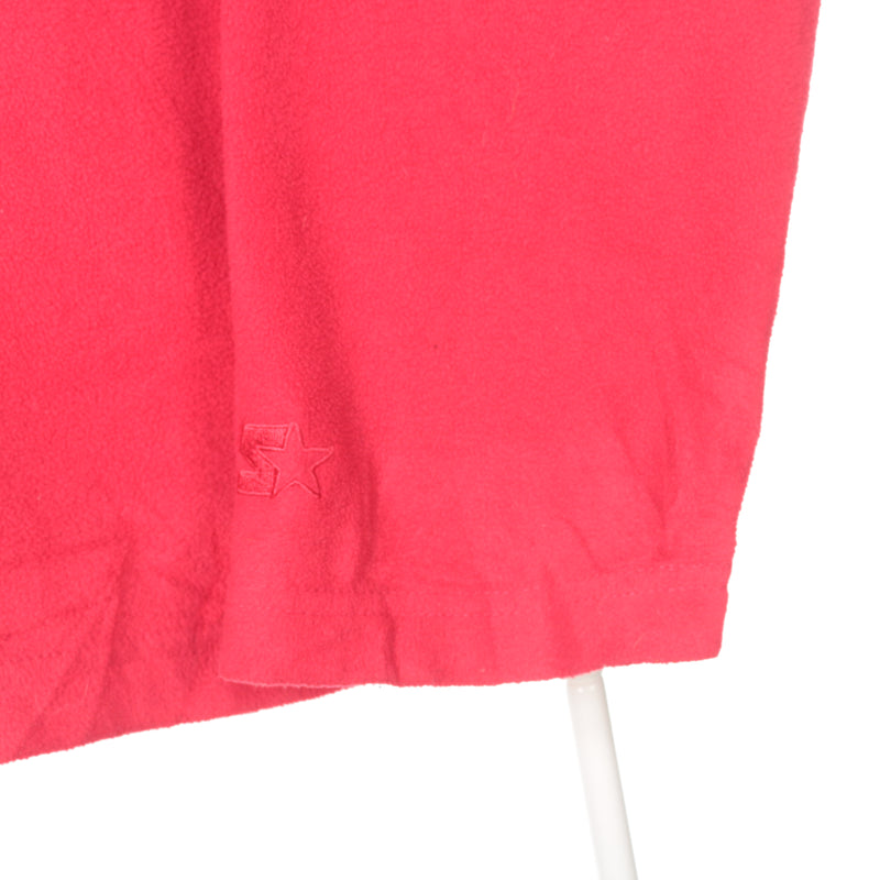 Red Starter Quarter Zip Fleece - Medium