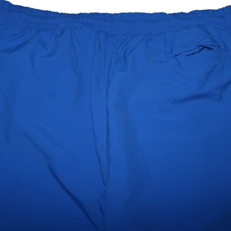 Reebox 90's Elasticated Waistband Drawstrings Track Pant Joggers / Sweatpants Large Blue