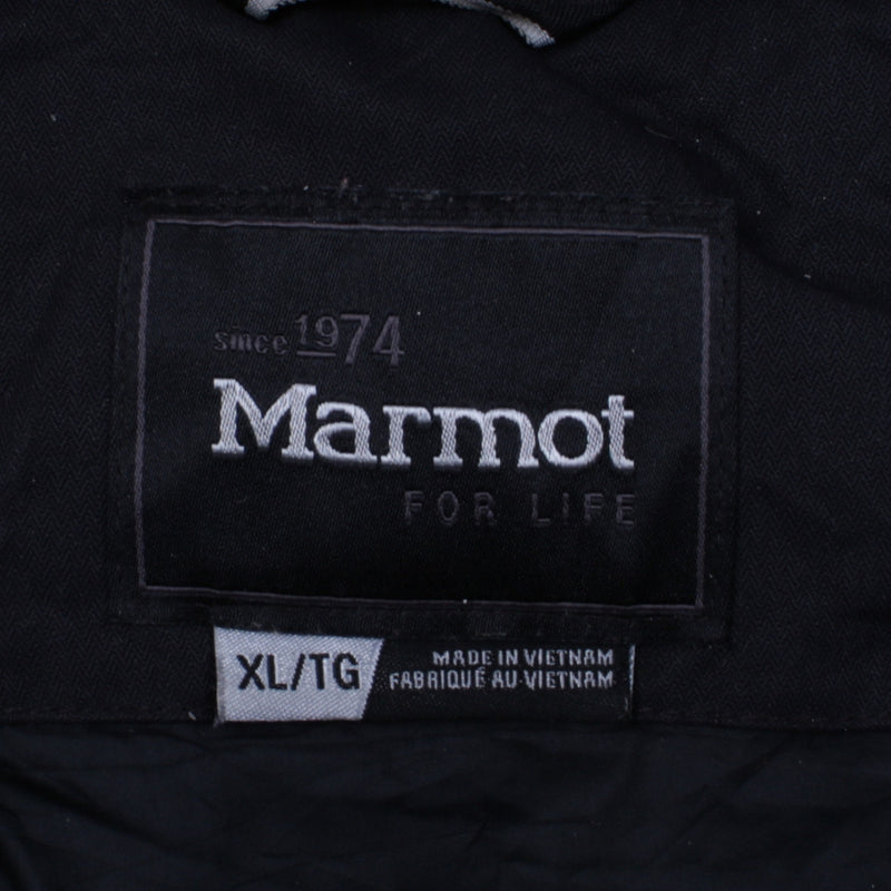 Marmot 90's Lightweight Full Zip Up Parka XLarge Black