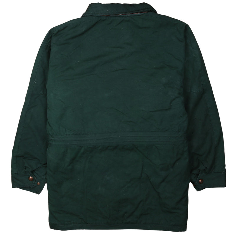 Free Country 90's Heavy Weight Full Zip Up Parka XXXLarge (missing sizing label) Green