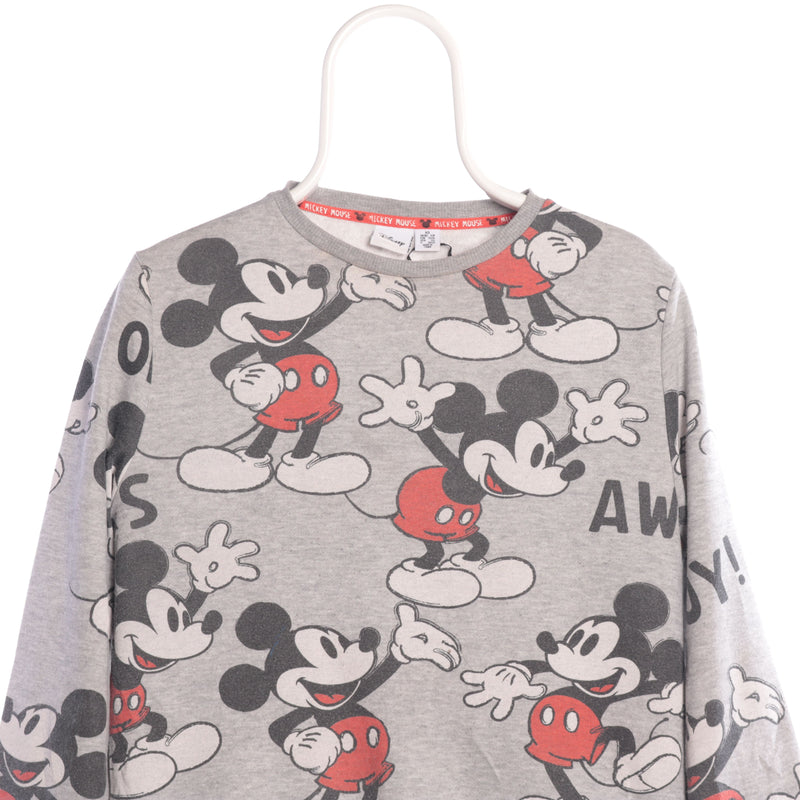 Grey Disney Mickey Crewneck Sweatshirt - XSmall