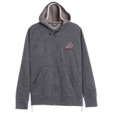 Grey Adidas Zip Up Hoodie - XLarge