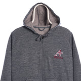 Grey Adidas Zip Up Hoodie - XLarge