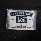 Black Lee Crewneck Sweatshirt - Large