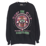 Black 90's Unbranded Graphic Sweatshirt - Large