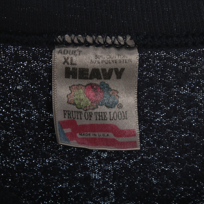 Fruit of the Loom 90's Crewneck Sweatshirt XLarge Navy