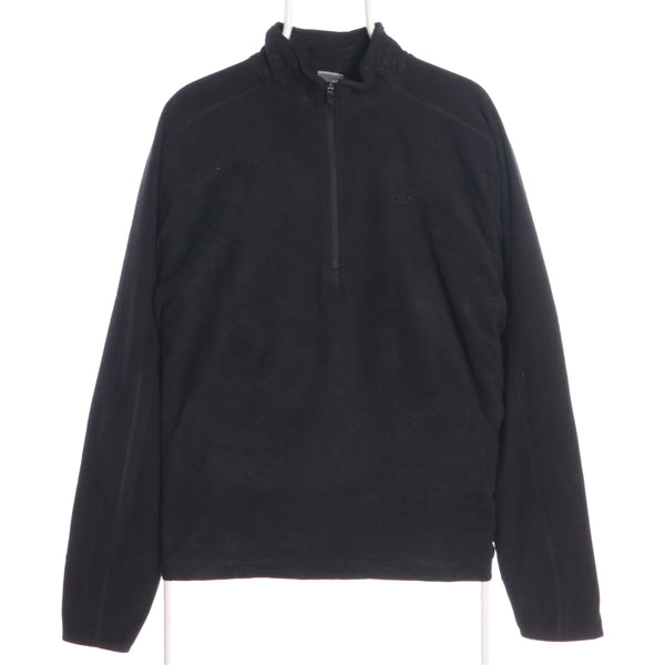 Black Champion Quarter Zip Fleece - Large