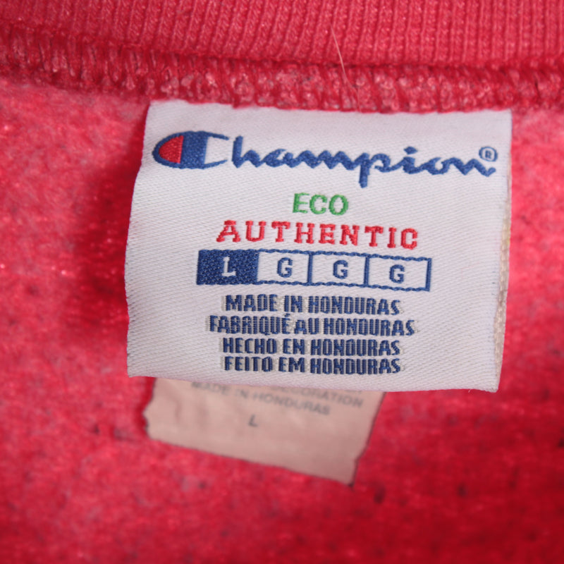 Red Champion Crewneck Sweatshirt - Large